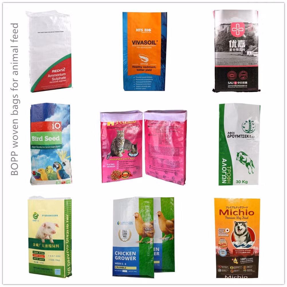 All Purpose Woven Bags Customise Multi Usage PP Packaging Sack Color Printing for Rice, Flour, Feed, Cement, Chemical, Fertilizer