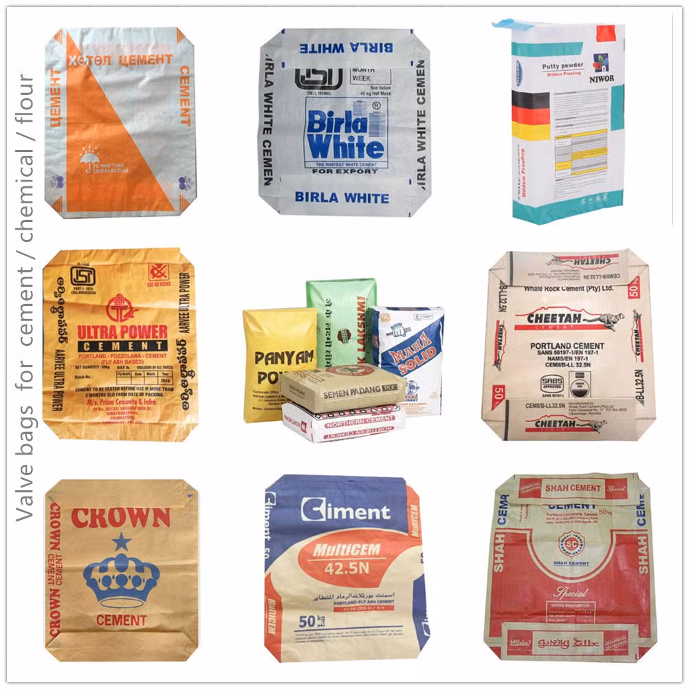 All Purpose Woven Bags Customise Multi Usage PP Packaging Sack Color Printing for Rice, Flour, Feed, Cement, Chemical, Fertilizer