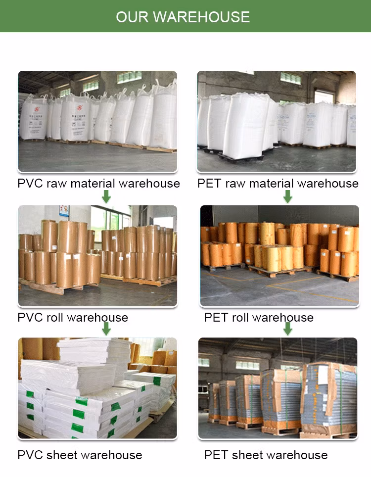 OEM UV Products Clear Plastic PVC Rolls for Blister Packaging