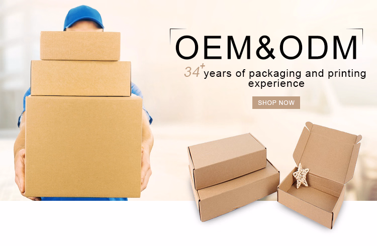 Zhejiang Factory Custom Made Colored Printed Carton Corrugated Shipping Box with Logo