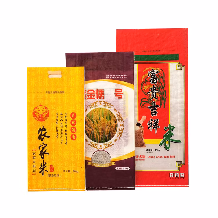 All Purpose Woven Bags Customise Multi Usage PP Packaging Sack Color Printing for Rice, Flour, Feed, Cement, Chemical, Fertilizer