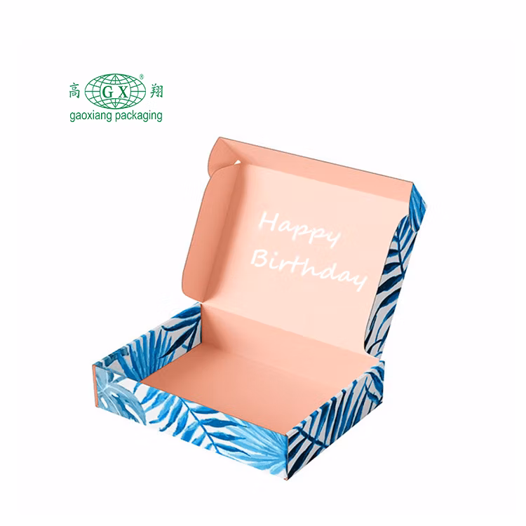 Zhejiang Factory Custom Made Colored Printed Carton Corrugated Shipping Box with Logo