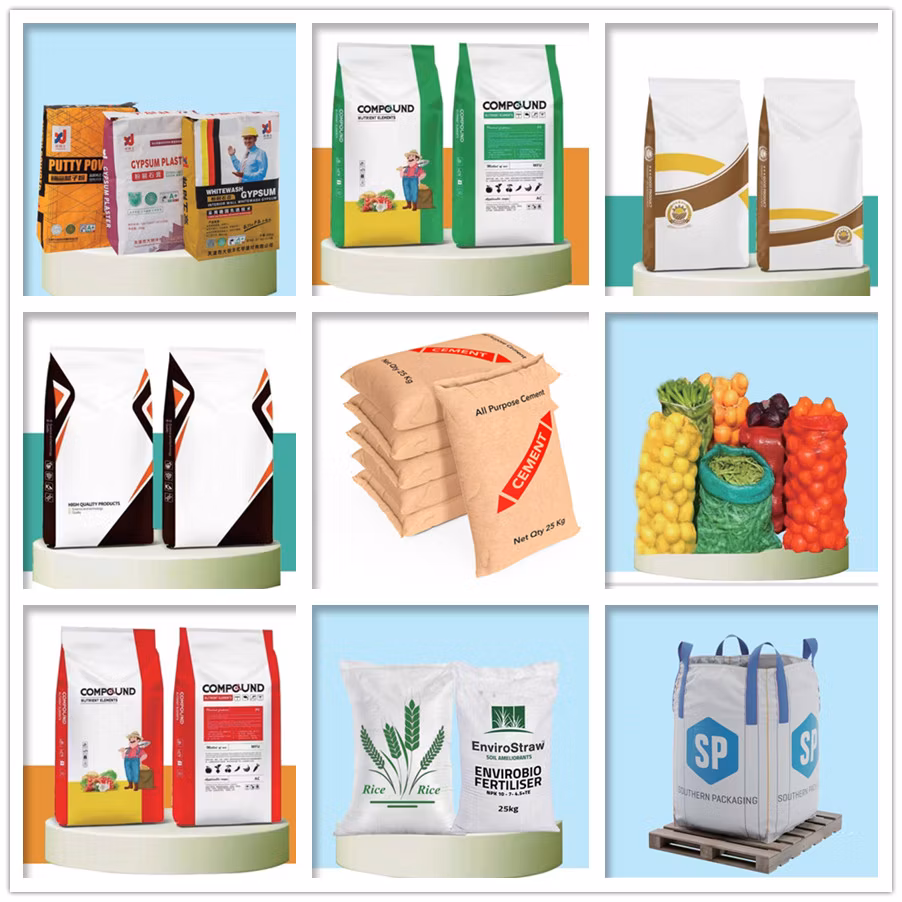 All Purpose Woven Bags Customise Multi Usage PP Packaging Sack Color Printing for Rice, Flour, Feed, Cement, Chemical, Fertilizer