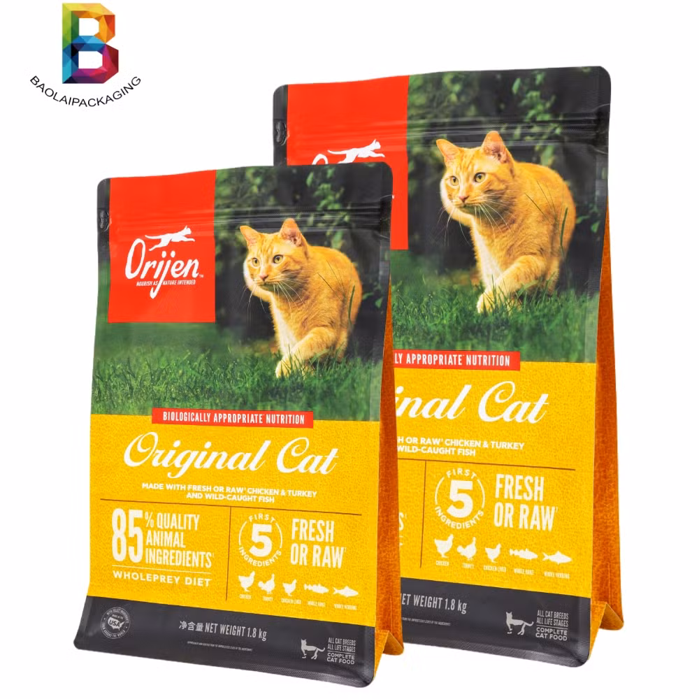 1kg 2kg 5kg 10kg Stand up Plastic Dog/Cat Pet Food Bag with Clear Window/ Stand up Animal Ziplock