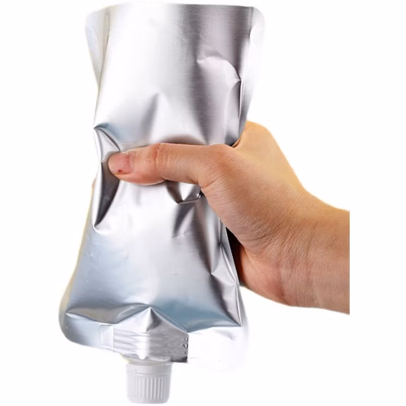 Chinese Factory Direct Aluminum Foil Plastic Beverage Beer Standing Packaging Bag with Resealable Spout Bag Hot Drink Cold Bag Food Jelly Packing