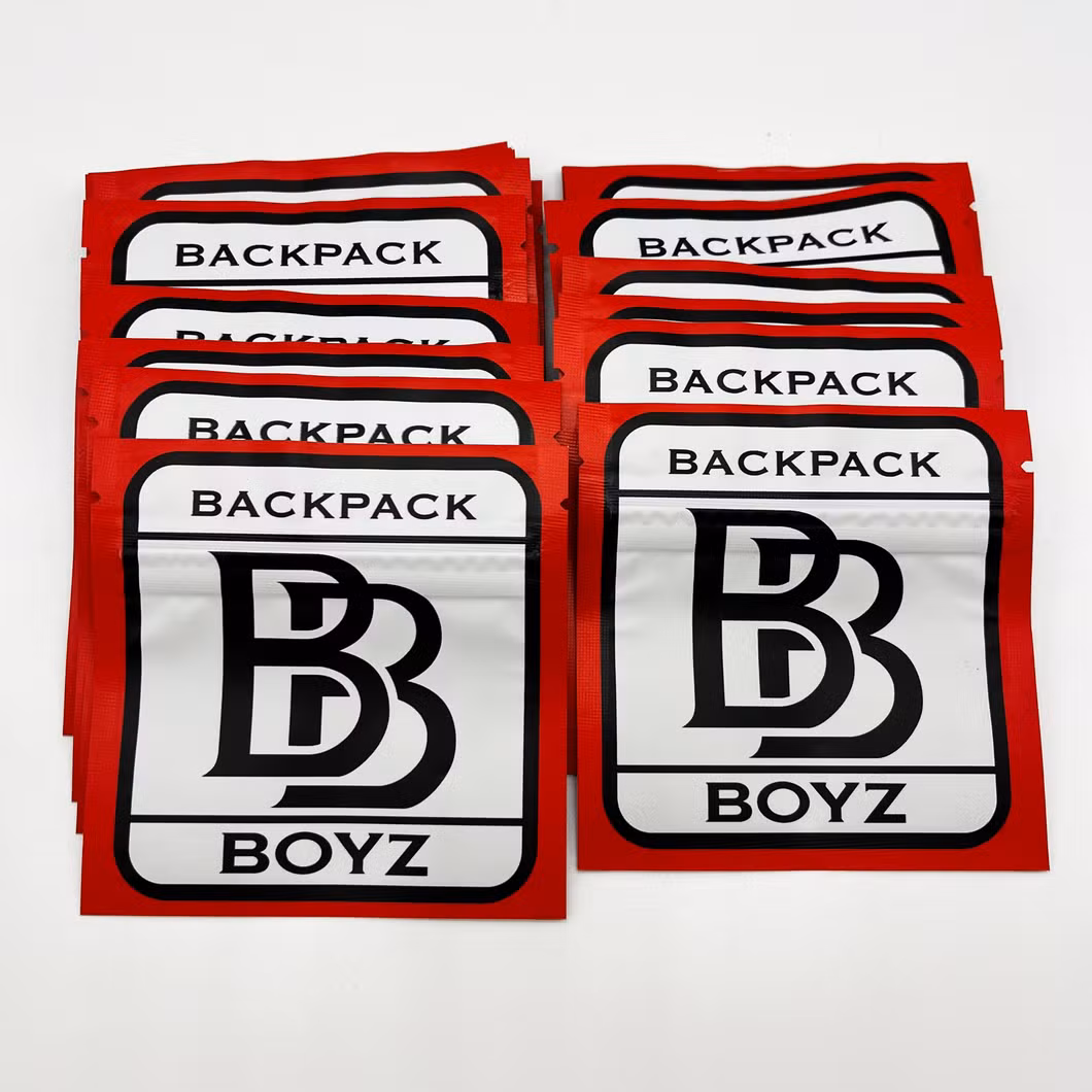 Custom Resealable Packaging Print Pouch Smell Proof Zip Lock Packaging Bag