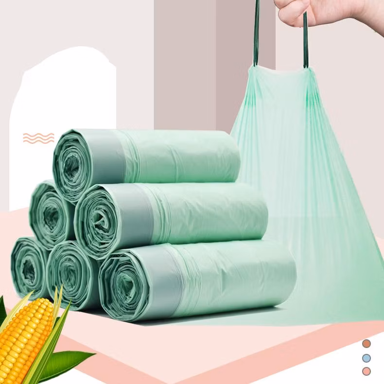Biodegradable and Compostabe Vest Shopping Bag on En 13432 Standard T-Shirt Bag with Certificates