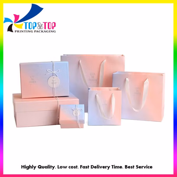 Custom Made Printed Cheap Promotional Paper Gift Bag Packaging Manufacturer