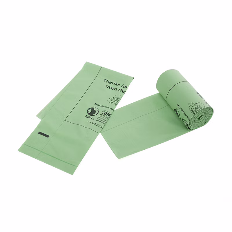 Biodegradable and Compostabe Vest Shopping Bag on En 13432 Standard T-Shirt Bag with Certificates