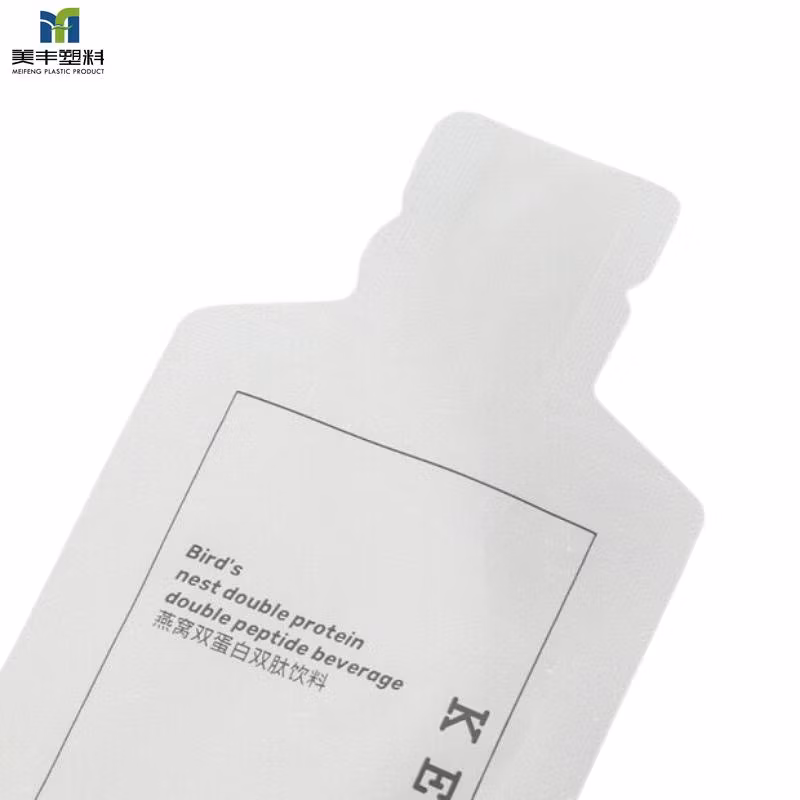 Flexible Plastic Packaging Special Shaped Plastic Bottle Shaped Bag