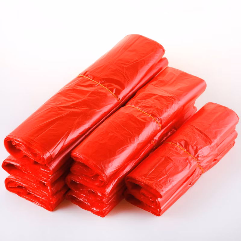 Customized High Quality Plastic Bags T-Shirt Bag Biodegradable Cornstarch PLA Pbat HDPE/LDPE Custom Eco Friendly Shopping Bag