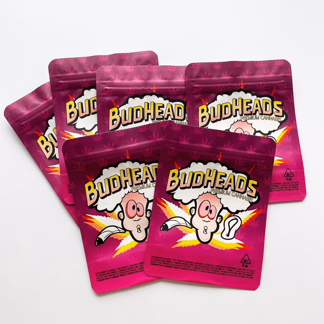 Custom Resealable Packaging Print Pouch Smell Proof Zip Lock Packaging Bag