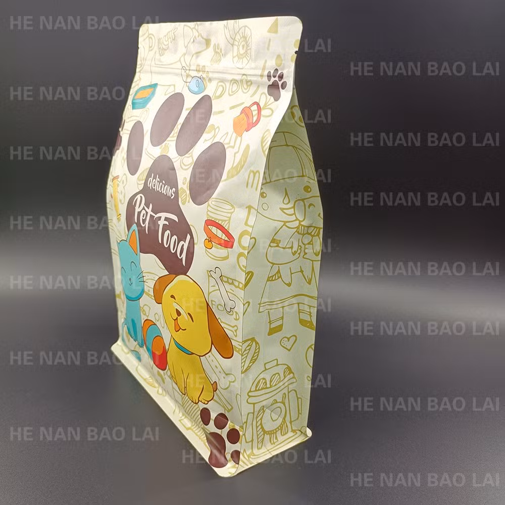 1kg 2kg 5kg 10kg Stand up Plastic Dog/Cat Pet Food Bag with Clear Window/ Stand up Animal Ziplock