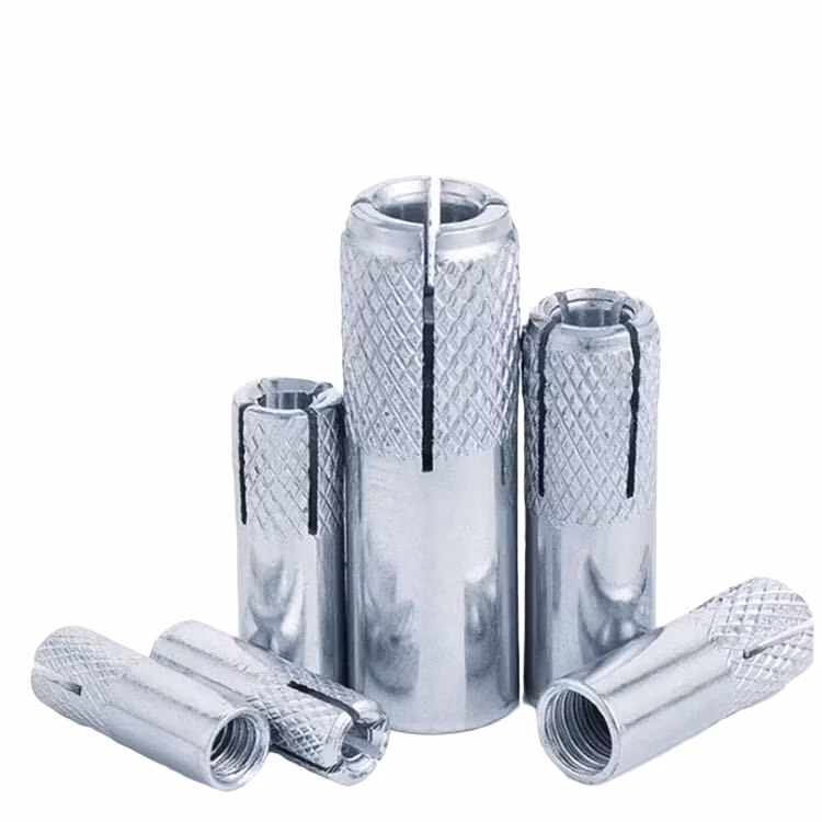 Galvanized Hex Expansion Screw Anchor Hexagon Sleeve Type Floor Expansion Bolt for Casing Stair Railing