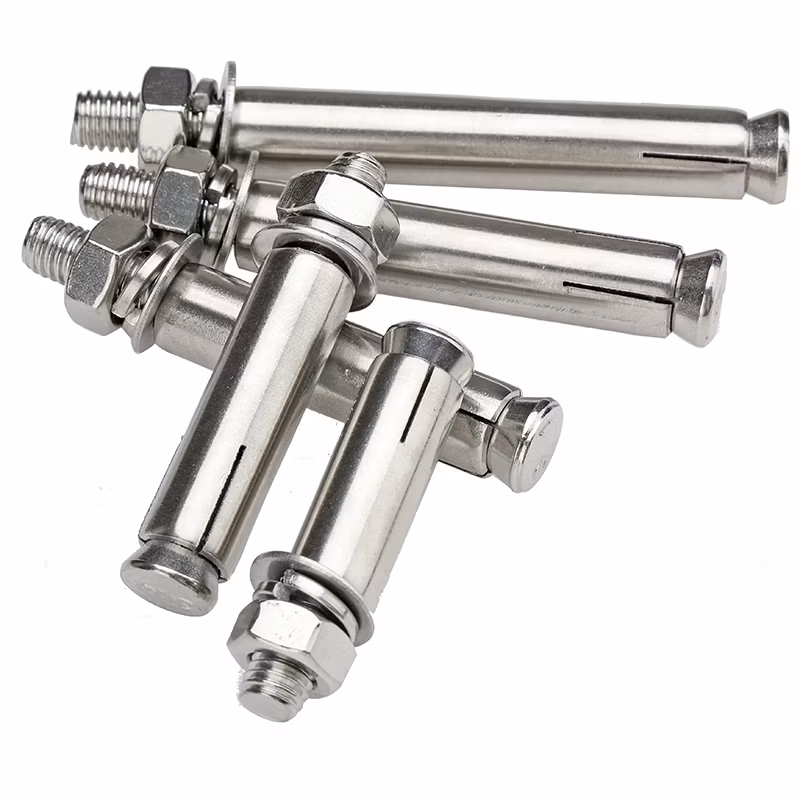 Galvanized Hex Expansion Screw Anchor Hexagon Sleeve Type Floor Expansion Bolt for Casing Stair Railing