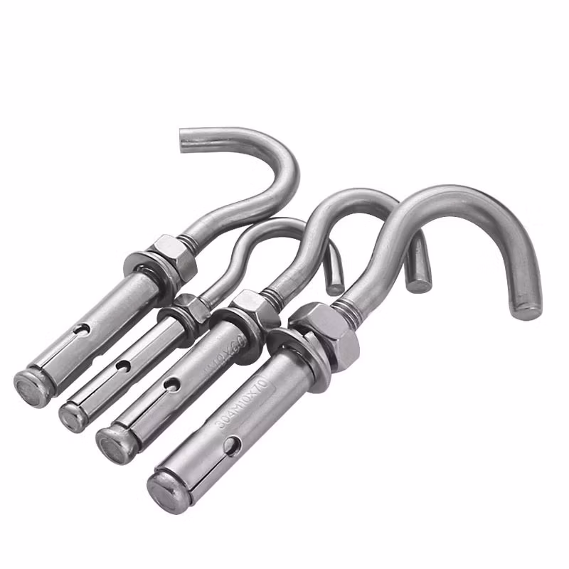 Galvanized Hex Expansion Screw Anchor Hexagon Sleeve Type Floor Expansion Bolt for Casing Stair Railing