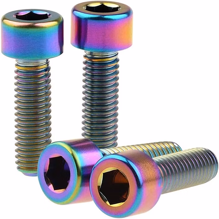 Titanium Ti M6X10 15 18 20 25 30 35 40 Socket Allen Hex Bolt