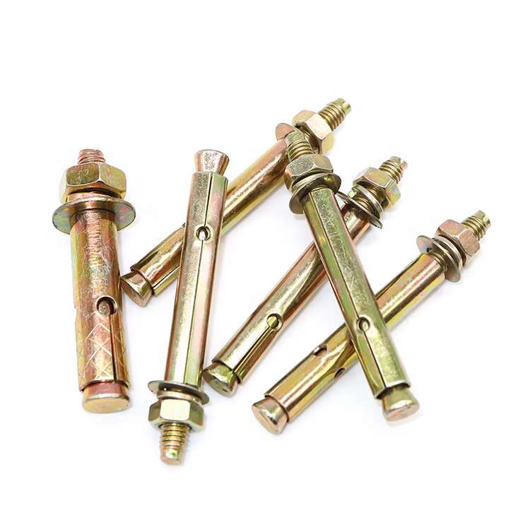 All Size Stainless/Carbon Steel Zinc Expansion Concrete Anchor Bolts J/U/L Shape Foundation Bolt for Construction Factory Price