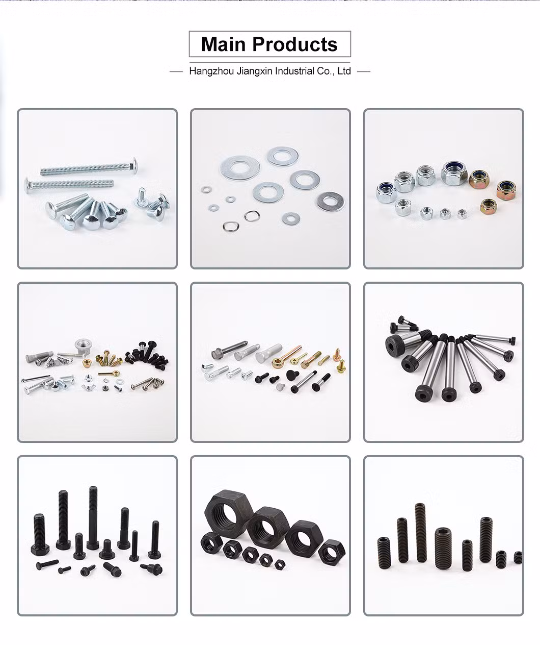 All Size Stainless/Carbon Steel Zinc Expansion Concrete Anchor Bolts J/U/L Shape Foundation Bolt for Construction Factory Price