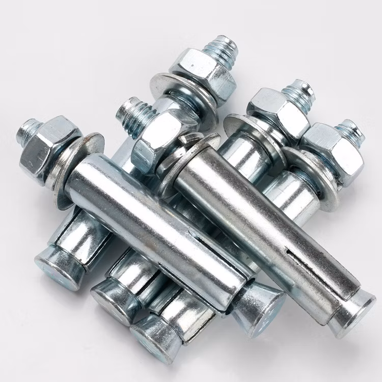 All Size Stainless/Carbon Steel Zinc Expansion Concrete Anchor Bolts J/U/L Shape Foundation Bolt for Construction Factory Price