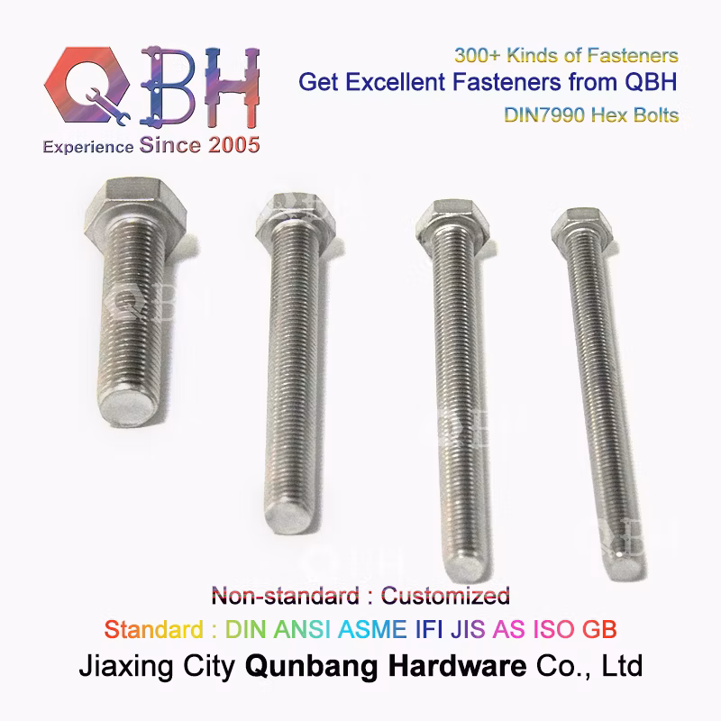 Qbh DIN 7990 Zp/Yzp/Bzp/Wzp/Bwzp/Wbzp/Plain/Black/HDG/PTFE/Nickle Plated DIN7990 Steel Structure Hex Bolt Construction Building Fixture Fixings