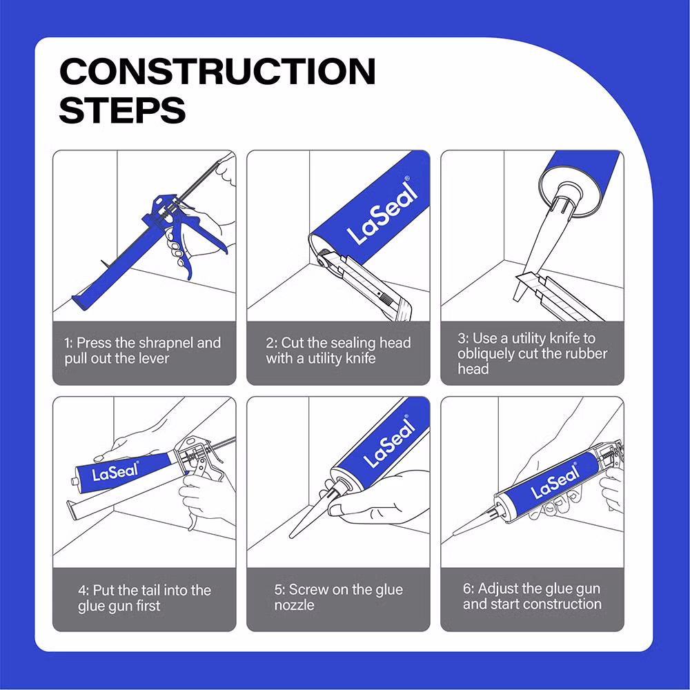 Super Seal Adhesion Neutral Cure Structural Sealant Silicone Adhesive Sealant for High-Rise Curtain