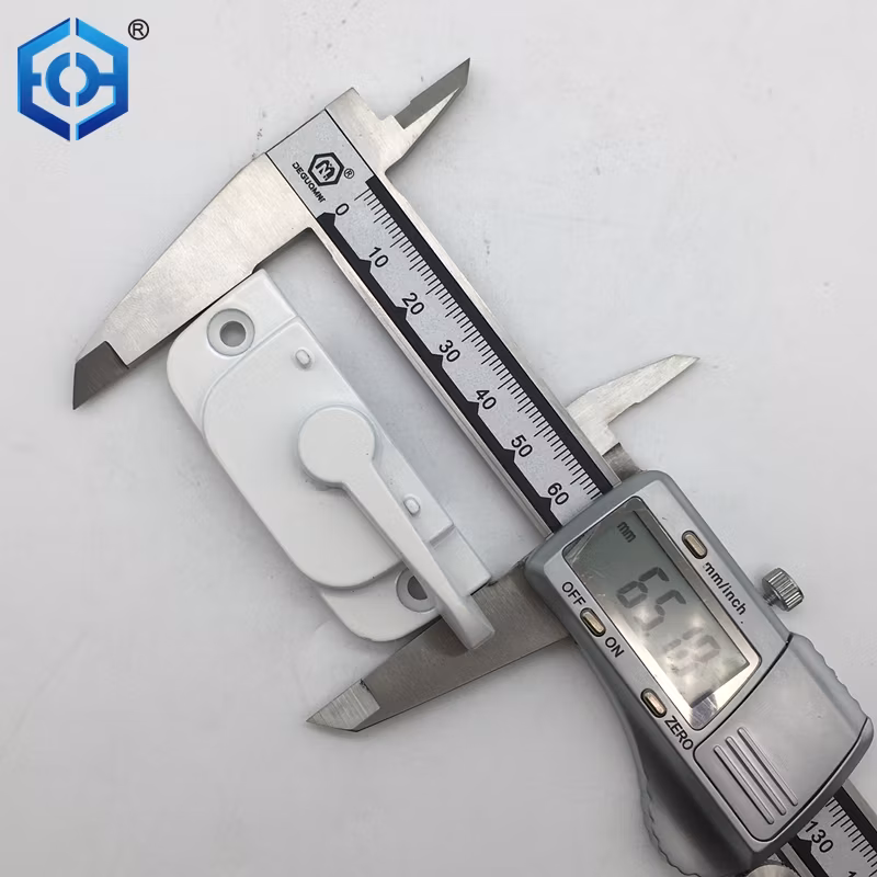 American Zinc Alloy Push-Pull Square Handle Crescent Sliding Door and Window Lock