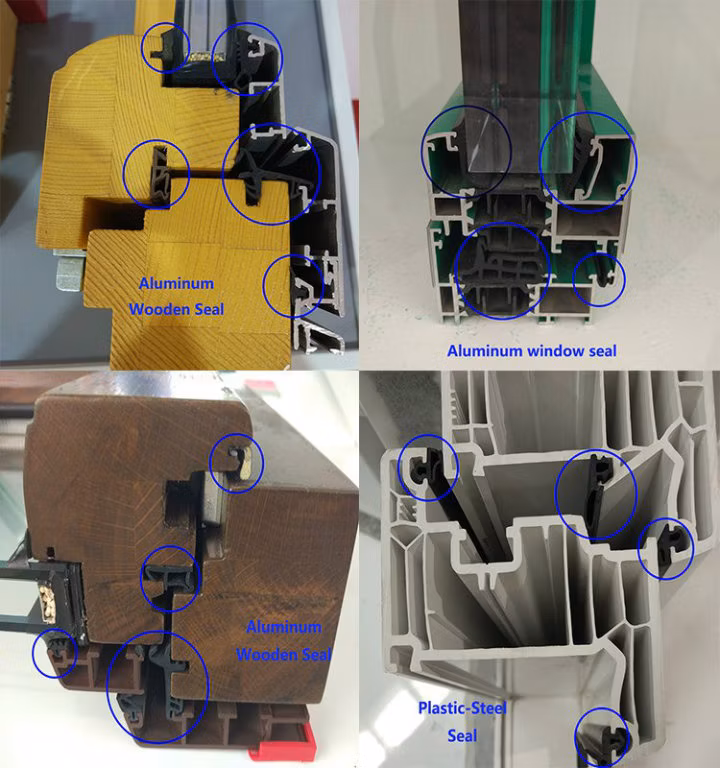 Custom Rubber Seal Strip Gasket for Windows Glass Seal