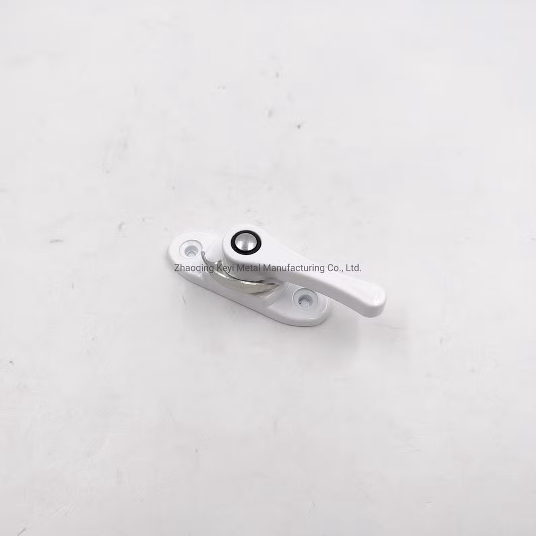 Aluminum Window Accessories Sliding Window Black White Anti-Theft Lock Half Moon Hook Crescent Lock