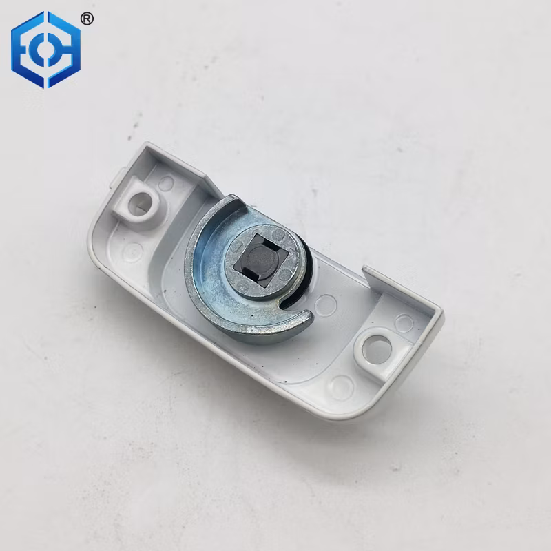 American Zinc Alloy Push-Pull Square Handle Crescent Sliding Door and Window Lock
