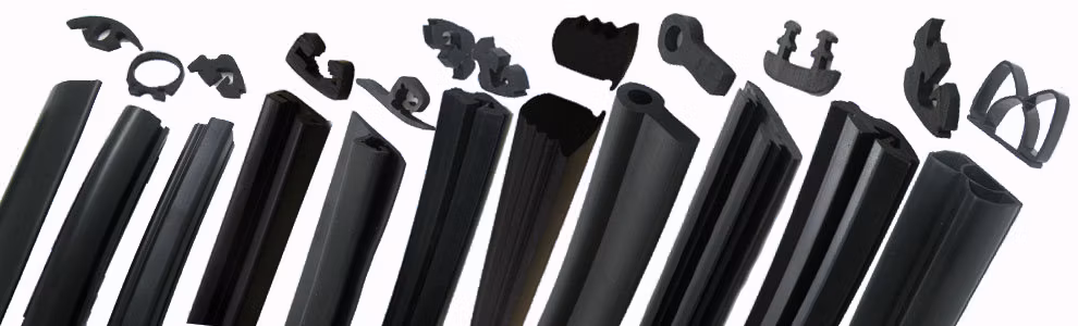 Window Edge Seal Strip Extruded Double Glazing Rubber Watertight Door Gasket