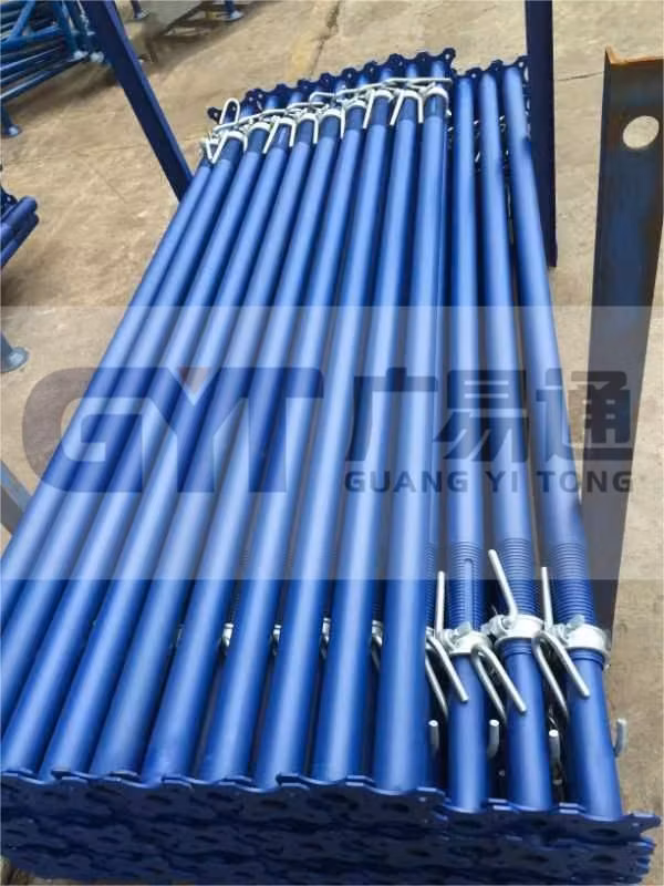 Adjustable Telescopic Scaffolding Construct Adjust Shoring Prop Scaffold Screw Hot DIP Galvanized Steel Acrow Jacks Prop Concrete Props Building Materials
