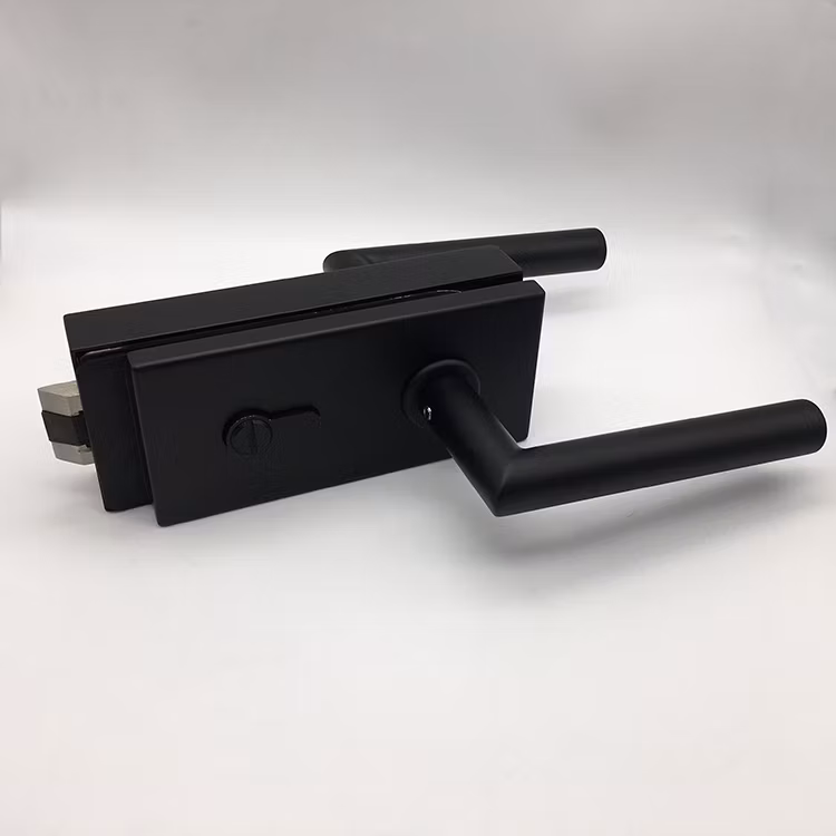Commercial Gate Office Aluminum Stainless Steel Security Glass Door Lock