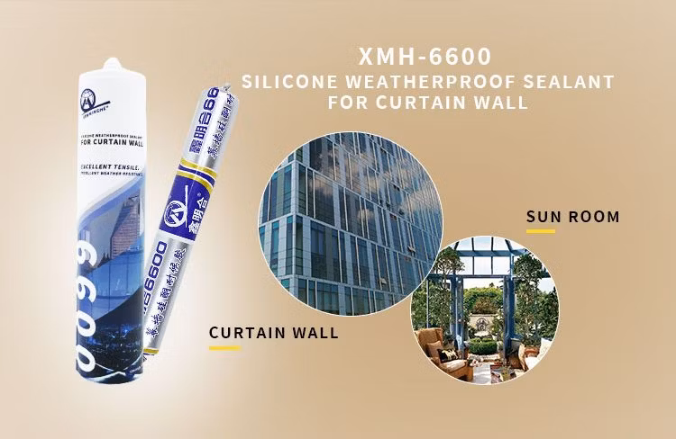 Guangdong Sausage Caulk 600ml Quick Dry Roof Gutter Windows Outdoor Structural Waterproofing Neutral White Chemical Silicone Sealant Adhesive Wholesale 320ml