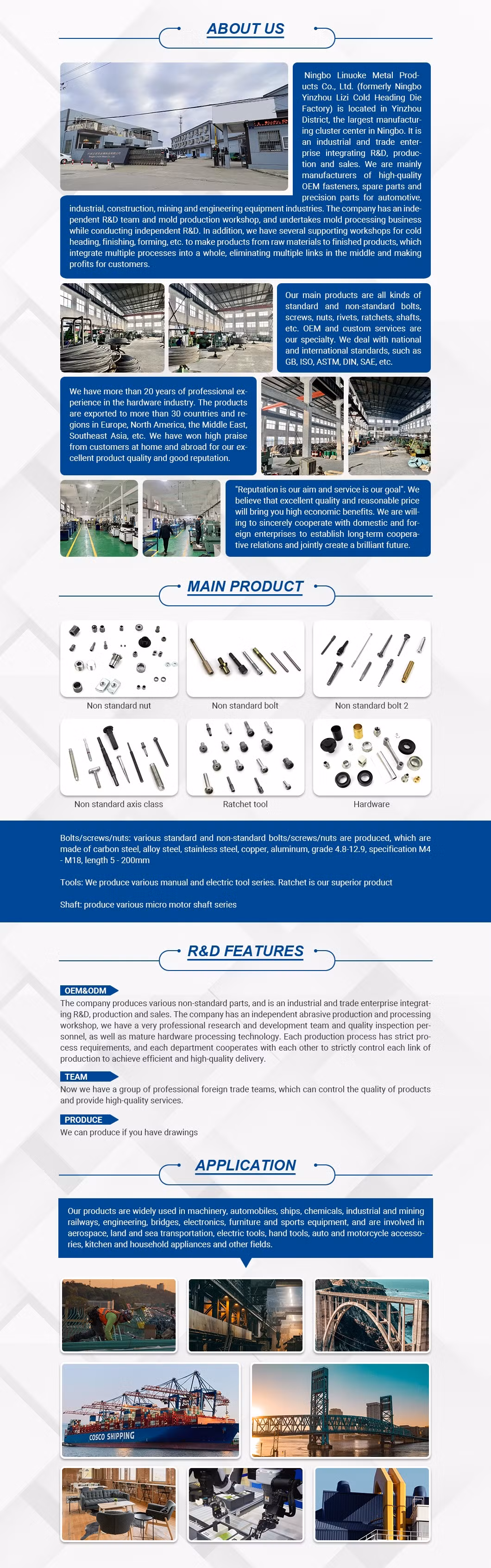 Auto Parts Flat Head Phillips Flange Self-Tapping Screw Hardware Fastener Construction Accessories