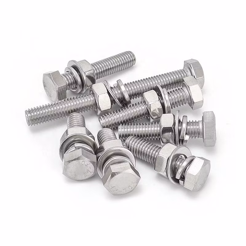 Stainless Steel Hex Head Bolt Screw Strength Bolt Nut Spaceport Fastener