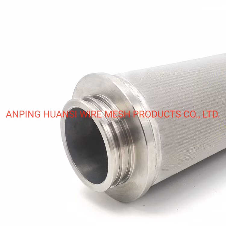 316L Stainless Steel Pleated Filter Element for Polymer Industry