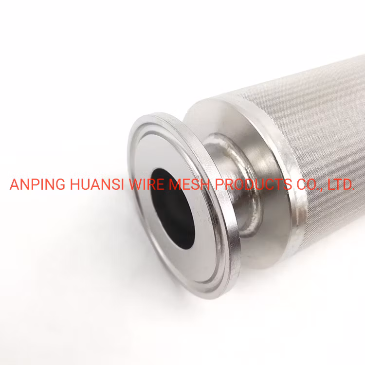 316L Stainless Steel Pleated Filter Element for Polymer Industry