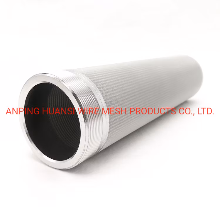 316L Stainless Steel Pleated Filter Element for Polymer Industry