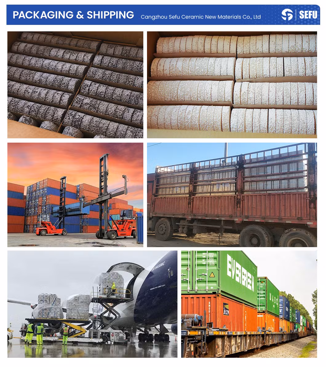 Refractory Porous Plate Casting Materials Sic/Silicon Carbide Ceramic Foam Filter for Alloy Molten Metal Filtration