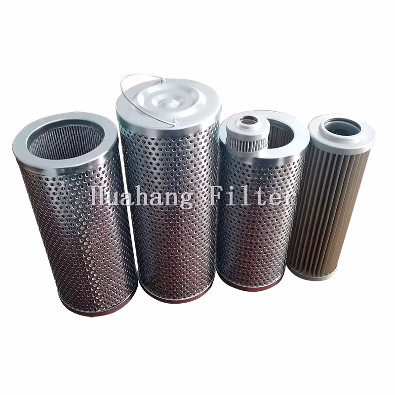 Factory direct supply high quality stainelss steel pleated hydraulic oil filter cartridge return oil suction oil filter cartridge hydraulic oil filter element