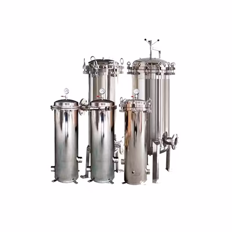 Stainless Steel Shell Vertical Type Bag Filters for Water Multi-Bag Filter