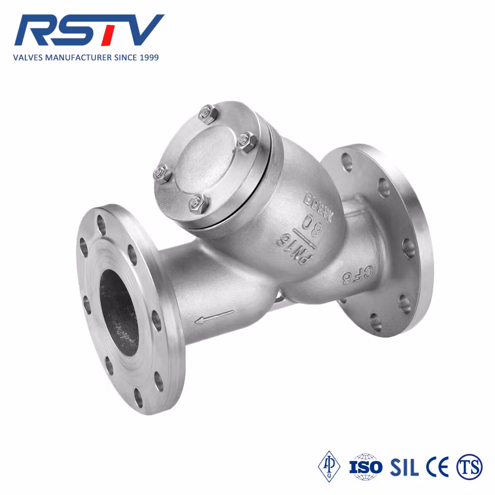 ANSI API SS304/SS316/Wcb Stainless Steel&Cast Steel Filter Flange RF Water Y Type Strainer