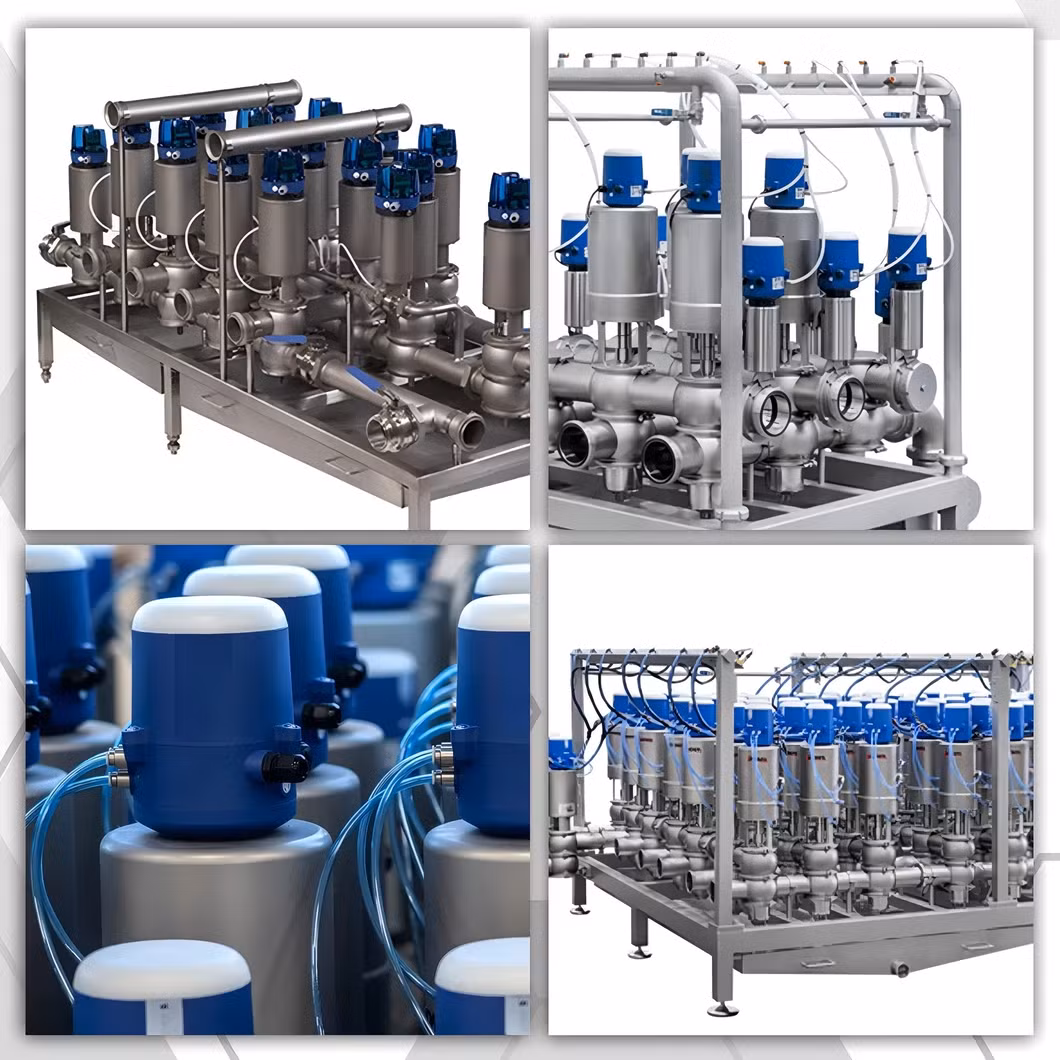 Stainless Steel Hygienic Sanitary Angle Type Pipeline Inline Strainer Filter