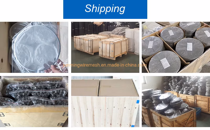 50 100 150 200 250 300 Micron Stainless Steel Brass Round and Core Wire Mesh Filter Strainer for Filter Oil Water Industry