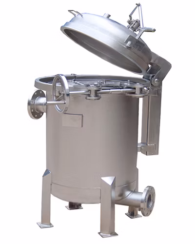 Chemical Filtration Stainless Steel 304/316L Cartridge Liquid Bag Filter Housing