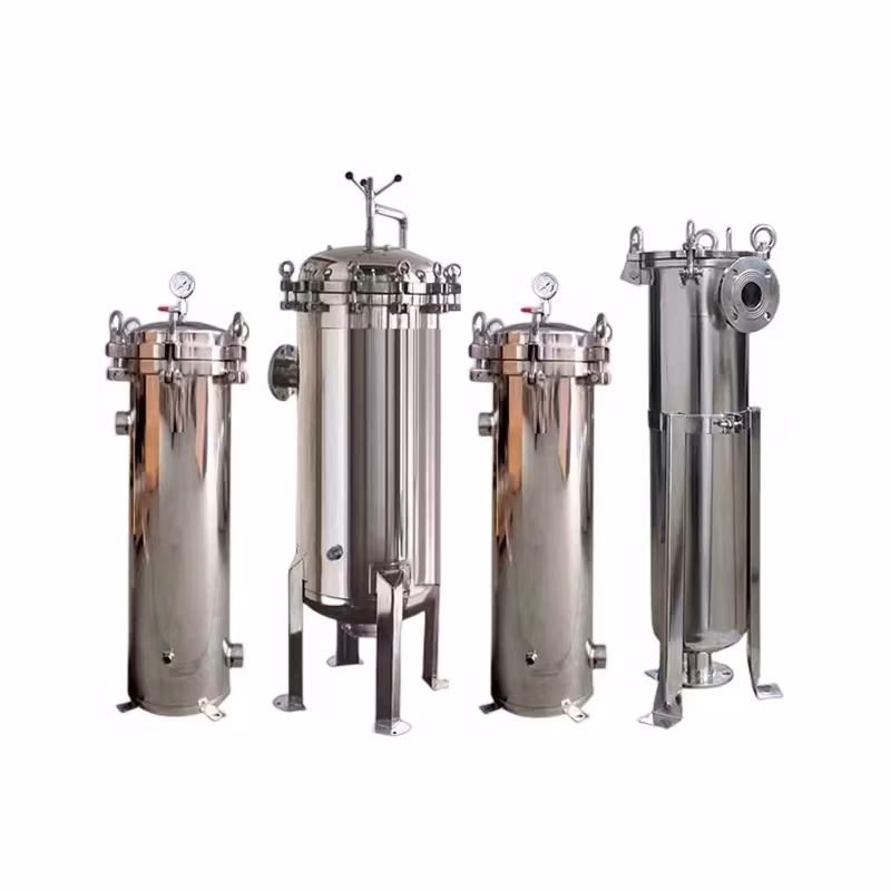 Stainless Steel Shell Vertical Type Bag Filters for Water Multi-Bag Filter