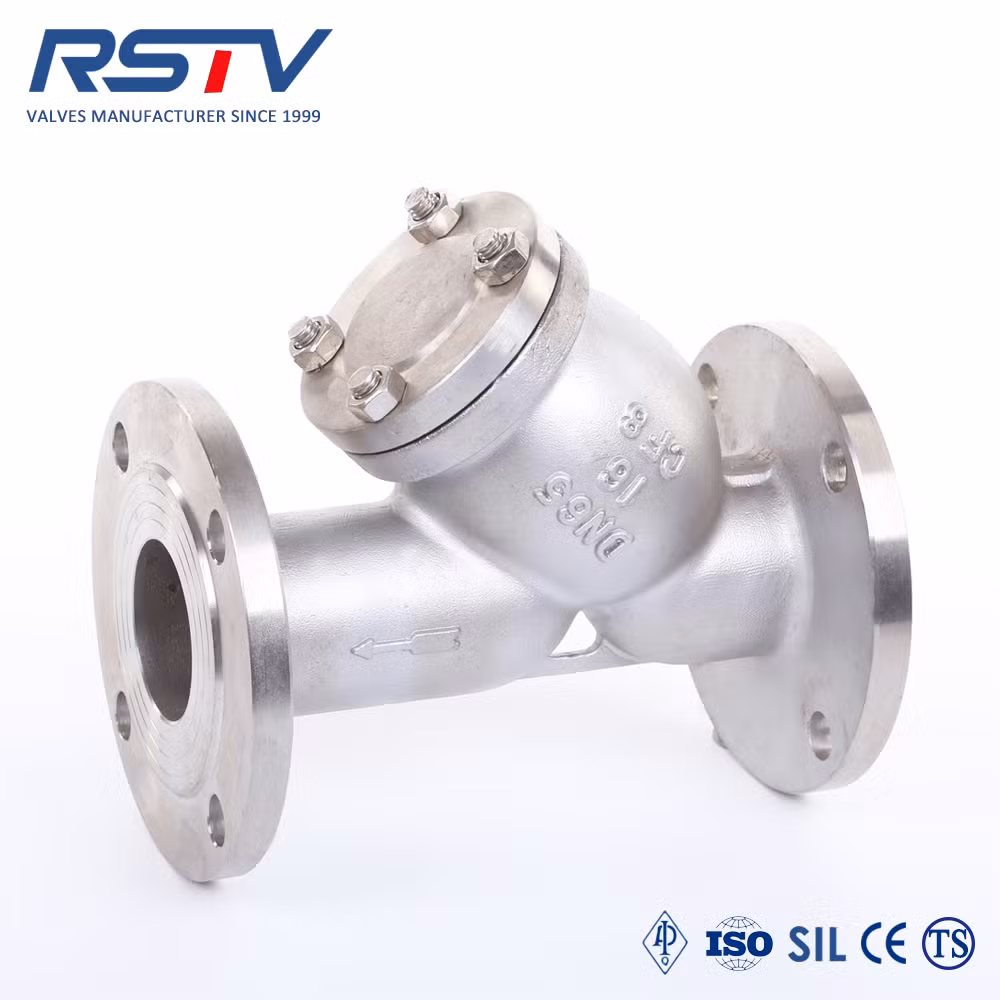 ANSI API SS304/SS316/Wcb Stainless Steel&Cast Steel Filter Flange RF Water Y Type Strainer