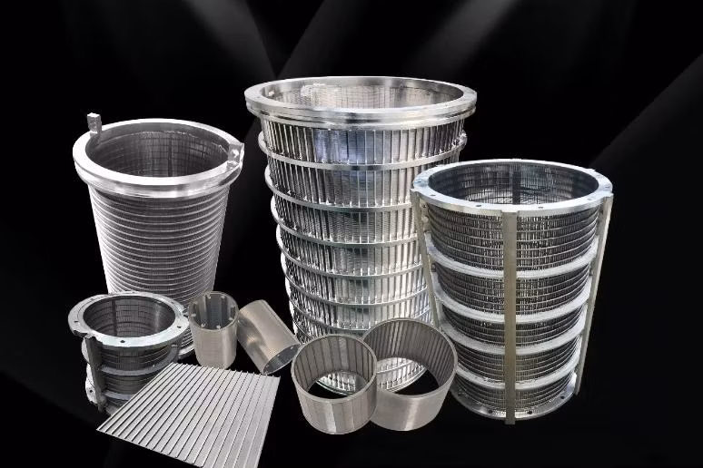 Stainless Steel Strainer Anti Corrosion Johnson Wrap Welded Slot Mesh Sieve Wedge Wire Screen Tube Water Well Resin Trap Filters