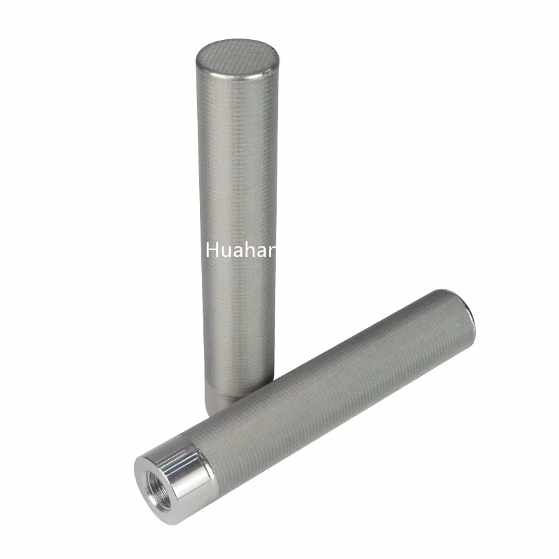 High temperature resistant washable durable metal stainless steel 304 sintered felt factory price 5 micron sintered filter cartridge for industry